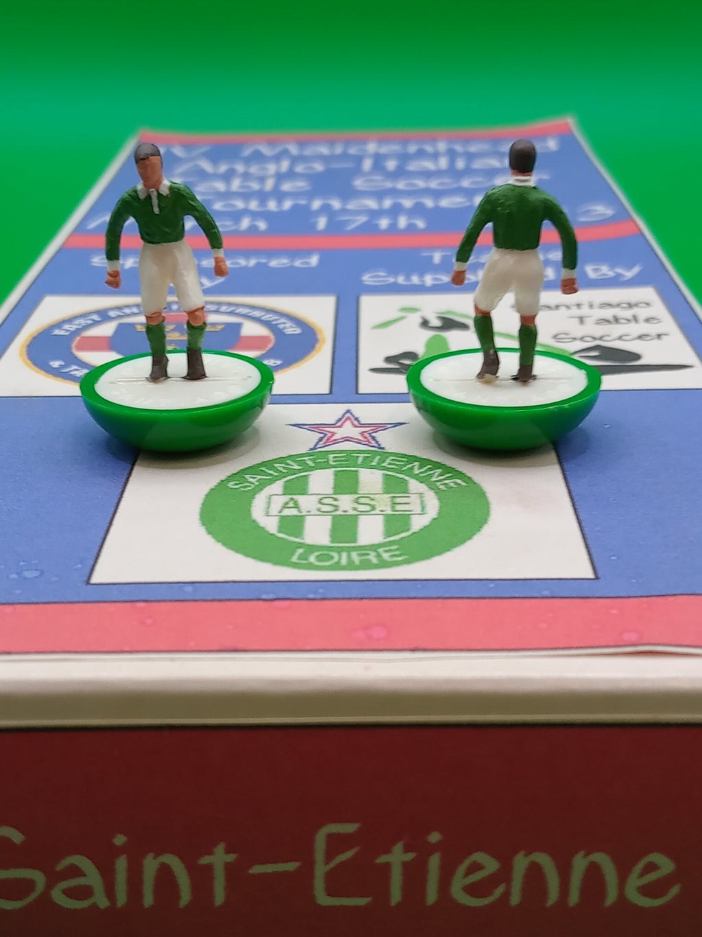 Subbuteolab squadra hw Saint-Etienne - dipinta a mano