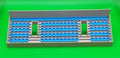 Subbuteolab linea stadio gradinata 3D - seggiolini blu