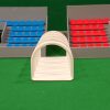 Subbuteolab linea stadio tunnel ingresso campo stampato in 3D - colore bianco