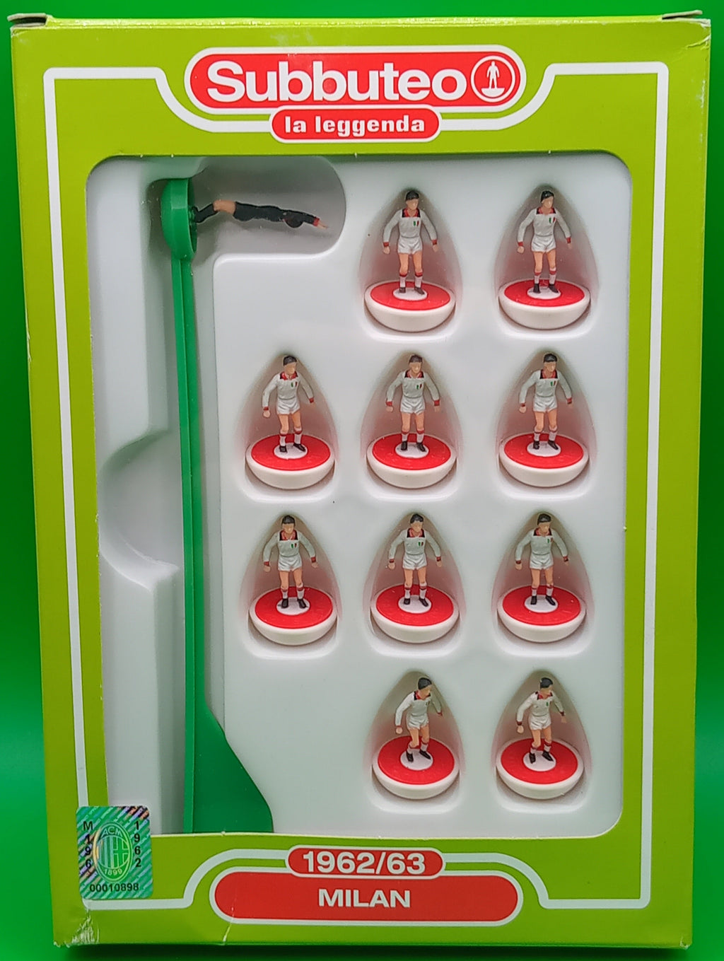 Subbuteo 'serie la leggenda lw' Milan 1962/63 con libretto