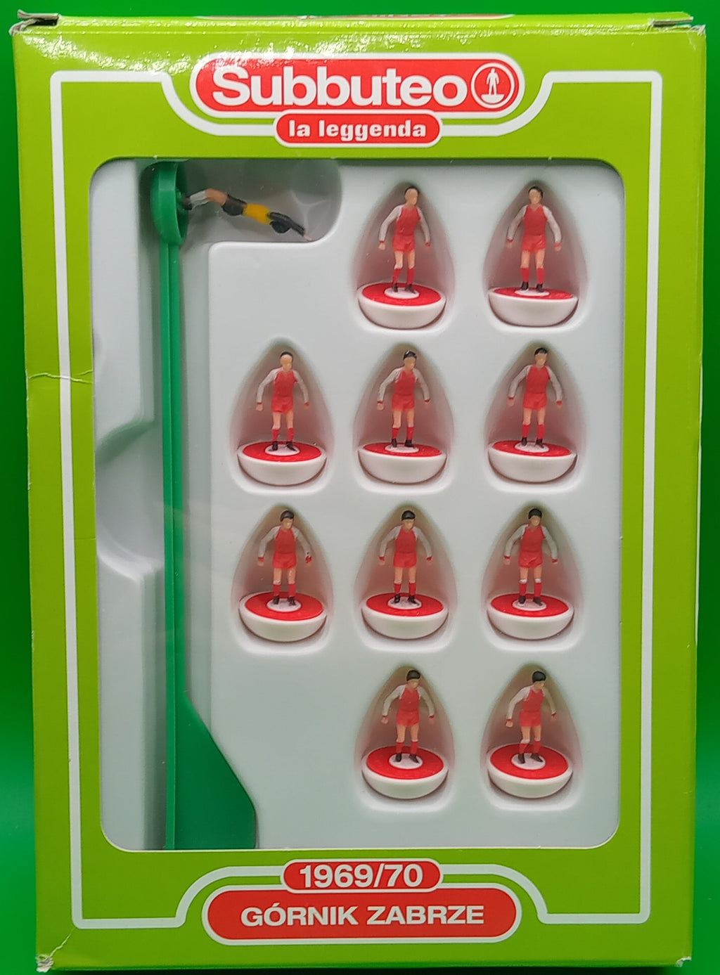 Subbuteo 'serie la leggenda lw' Gornik Zabrze 1969/70 con libretto