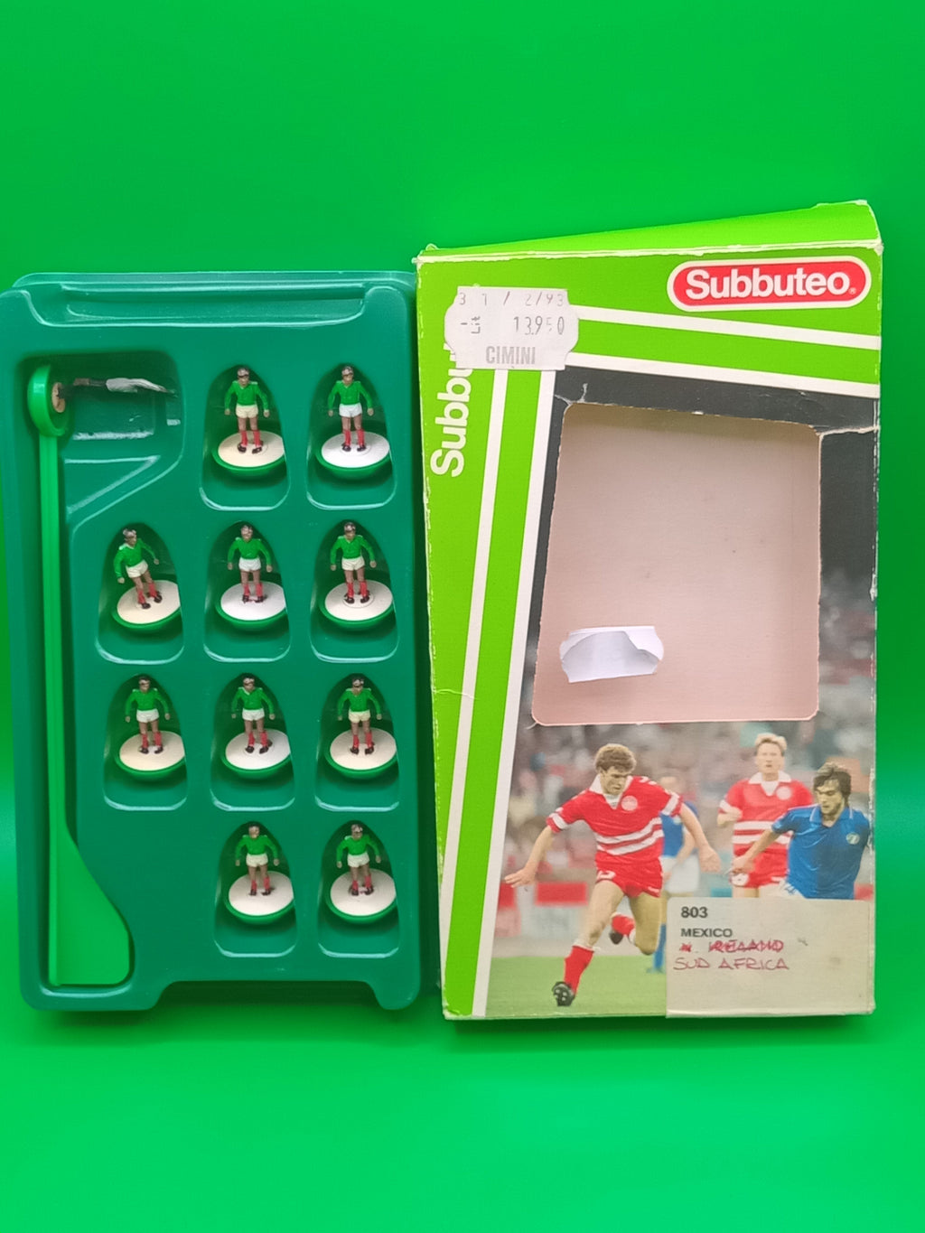 Subbuteo squadra lw Messico ref. 803
