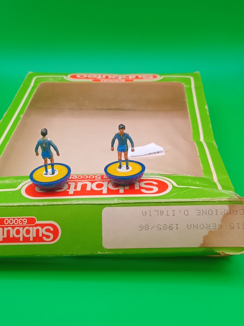 Subbuteo squadra lw Verona 1985-86 Campione D'Italia ref. 615