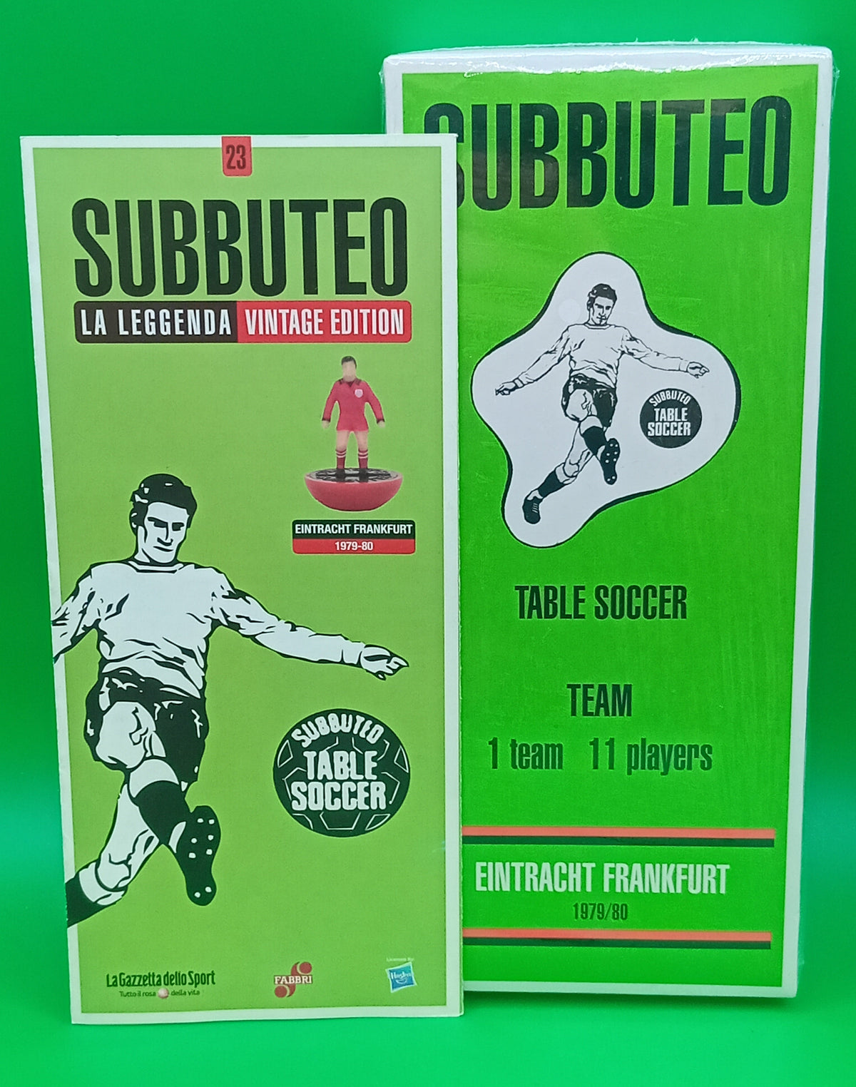 Subbuteo squadra hw vintage leggenda Eintracht Francoforte 1979/80 - sigillata
