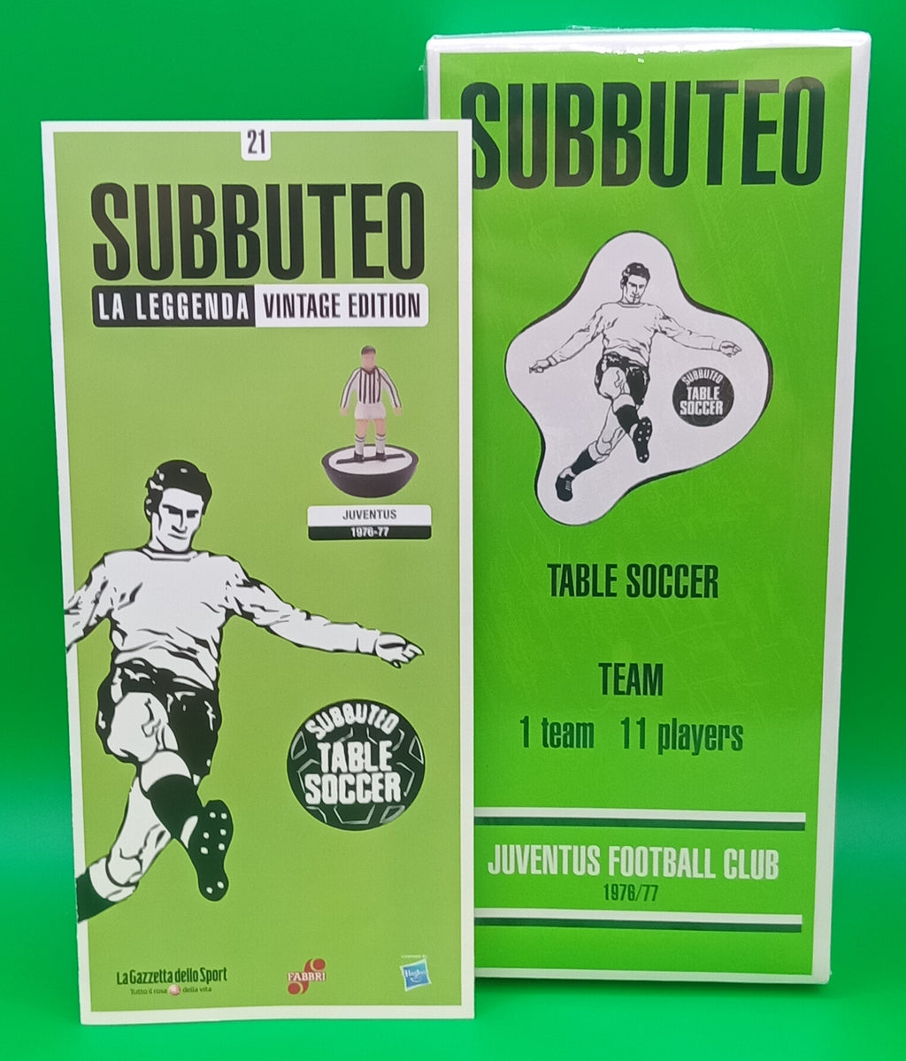 Subbuteo squadra hw vintage leggenda Juventus 1976/77 - sigillata