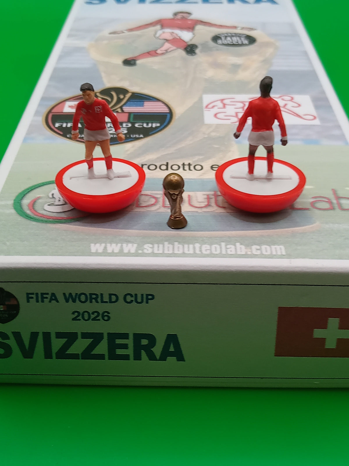 Subbuteolab squadra hw collana mondiali 2026 Svizzera - dipinta a mano