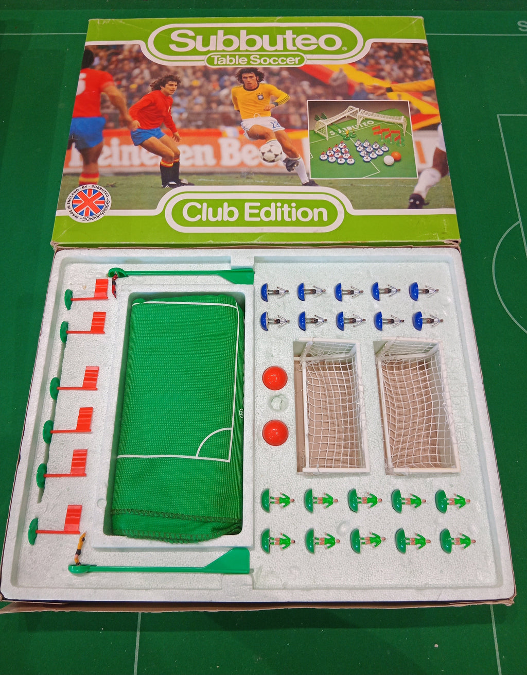 Subbuteo set box Club Edition 1981/82 - miniature zombie
