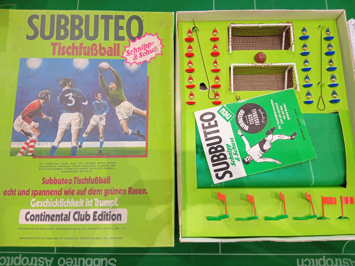 Subbuteo set box Club Editon anni '70 versione tedesca - miniature moulded