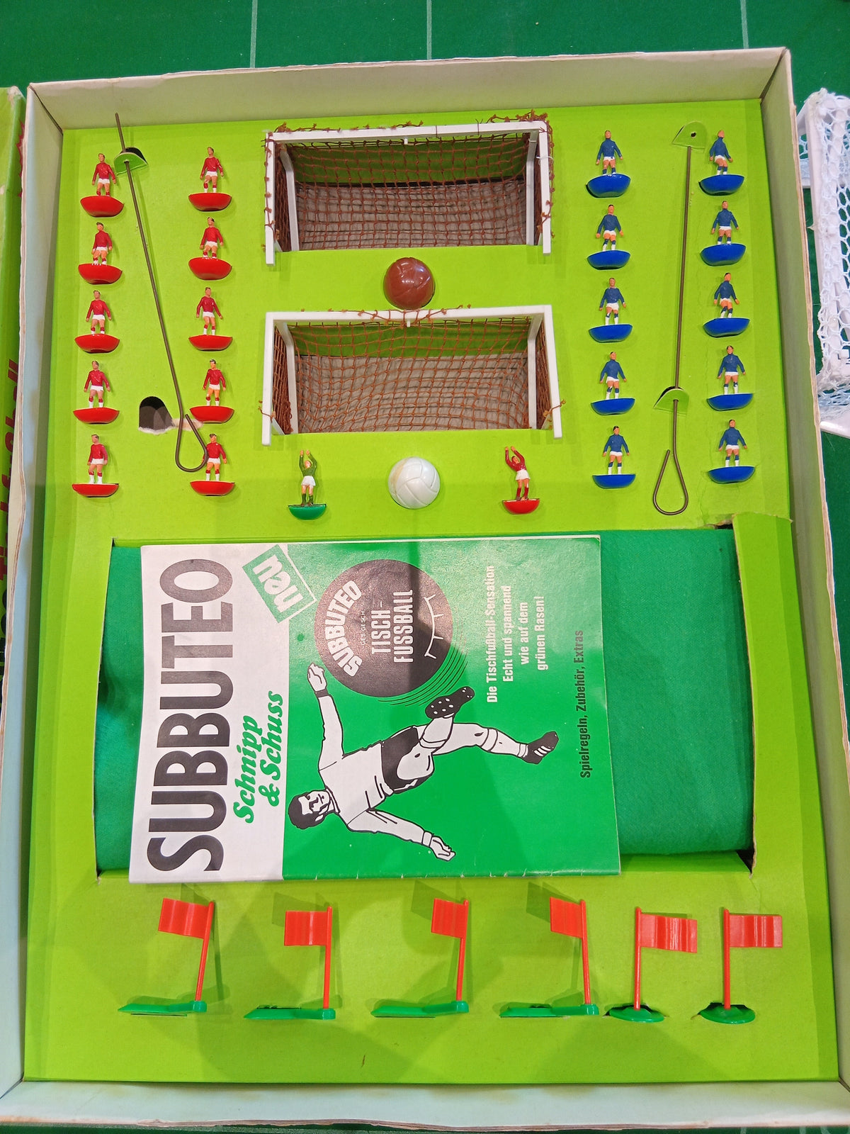 Subbuteo set box Club Editon anni '70 versione tedesca - miniature moulded