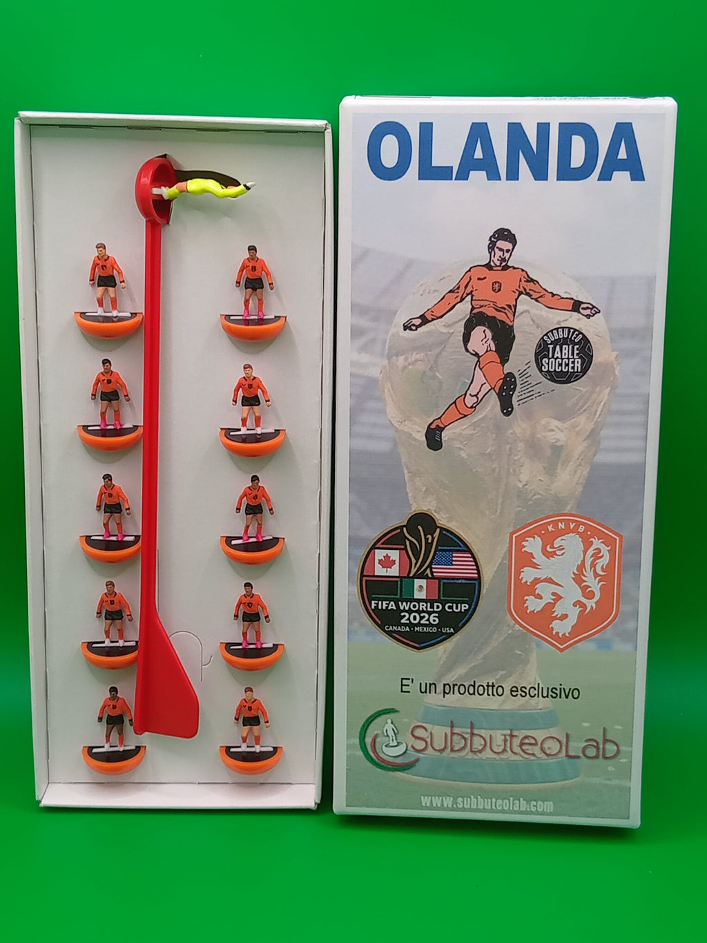 Subbuteolab collana mondiali 2026 Olanda - dipinta a mano