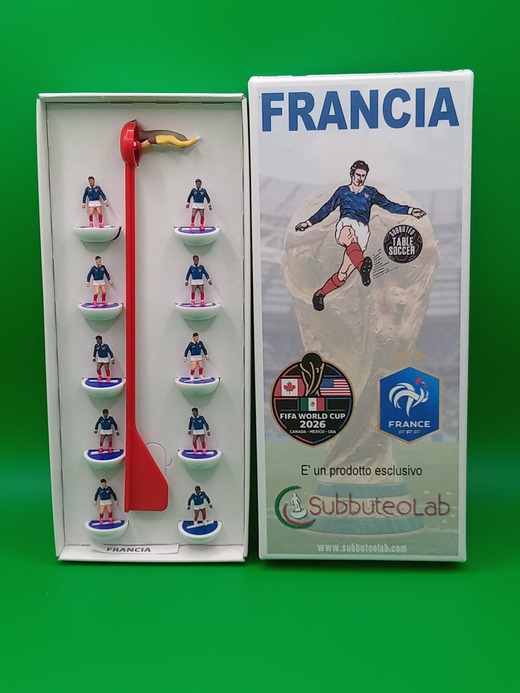 Subbuteo collana mondiali 2026 Francia - dipinta a mano