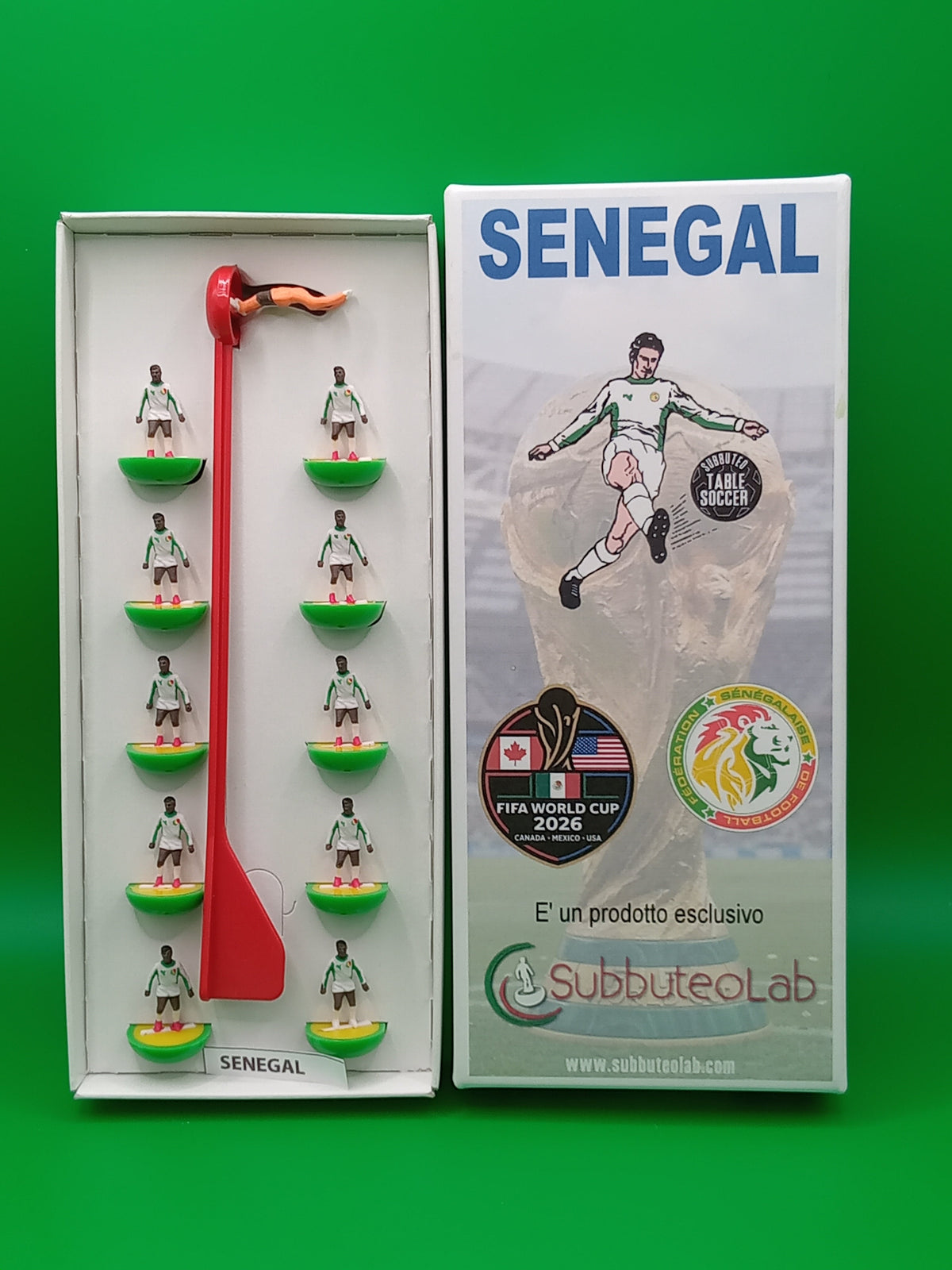 Subbuteolab collana mondiali 2026 Senegal - dipinta a mano