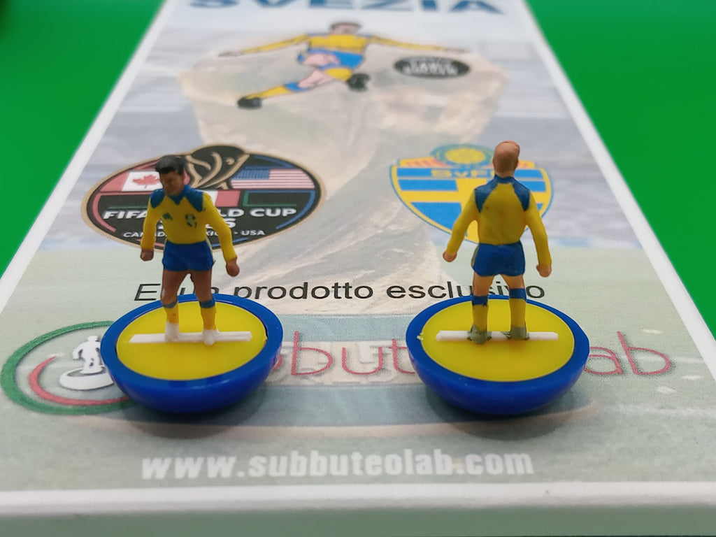 Subbuteolab collana mondiali 2026 Svezia - dipinta a mano