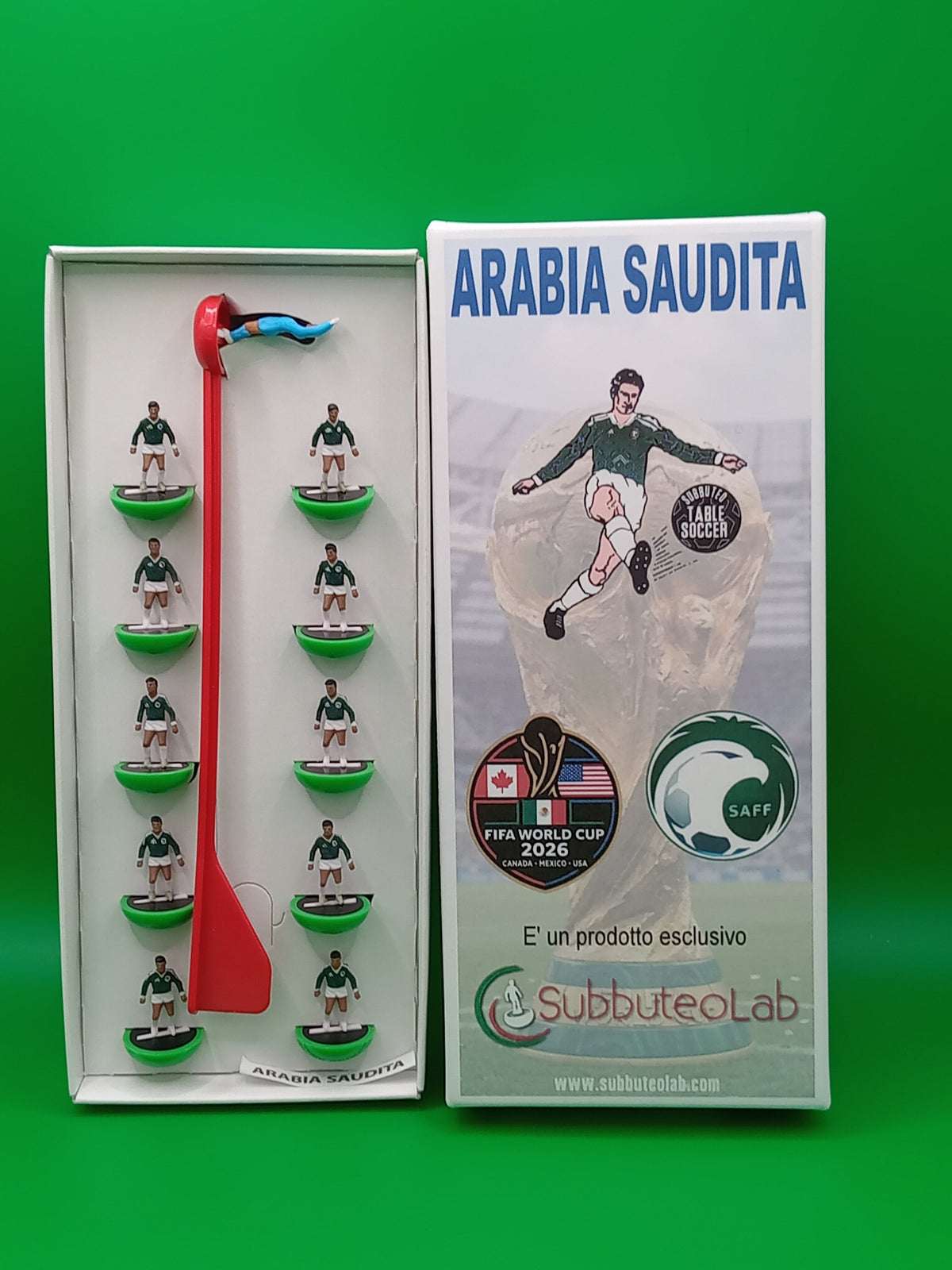 Subbuteolab collana mondiali 2026 Arabia Saudita - dipinta a mano