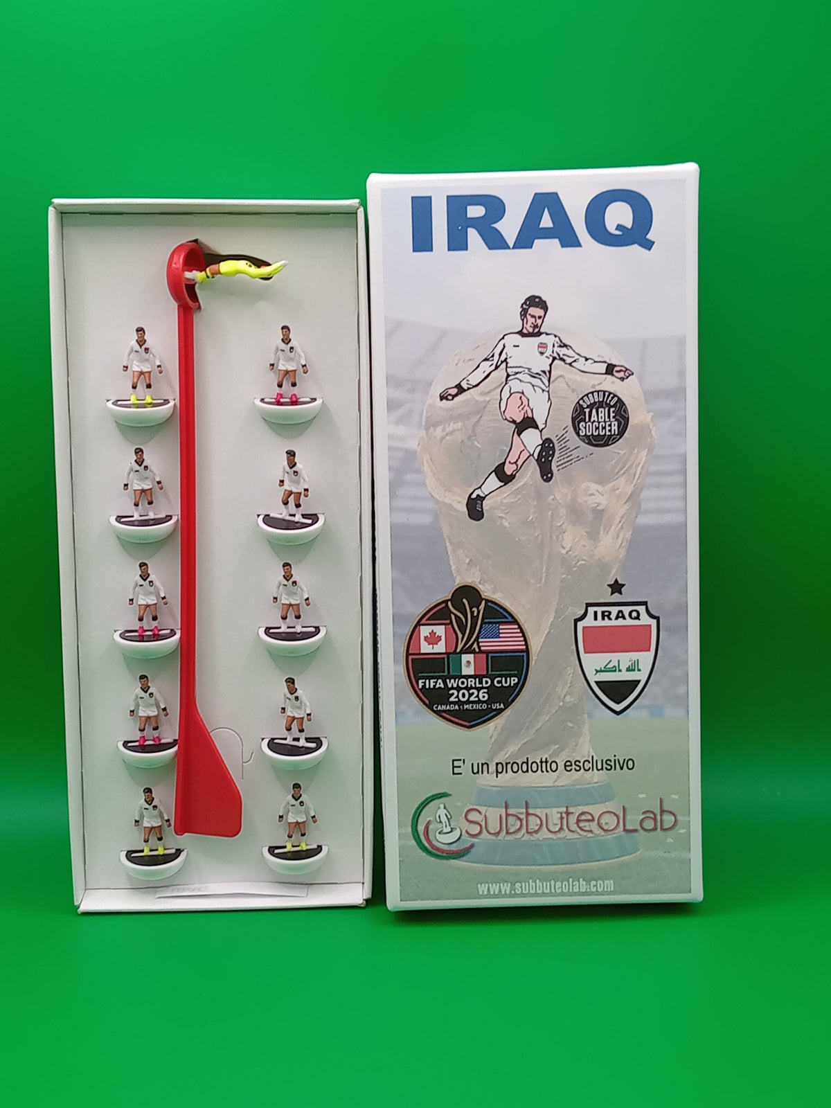 Subbuteolab collana mondiali 2026 Iraq - dipinta a mano