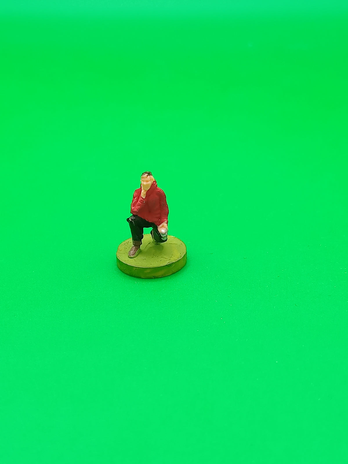 Subbuteo personaggio stadio Fotografo Chinato Rosso