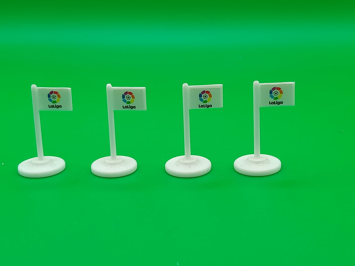 Subbuteo kit 4 bandierine corner Liga