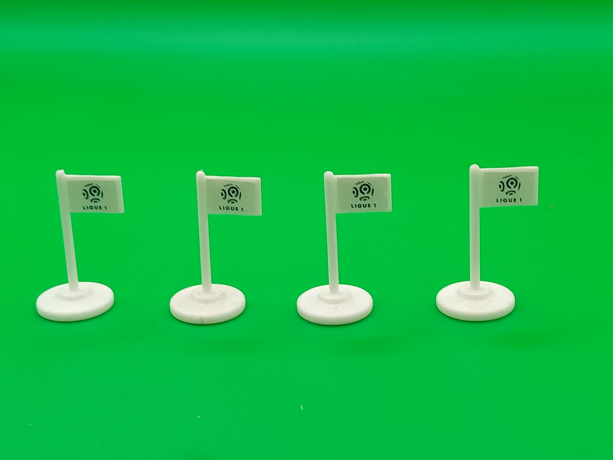 Subbuteo kit 4 bandierine corner Ligue 1