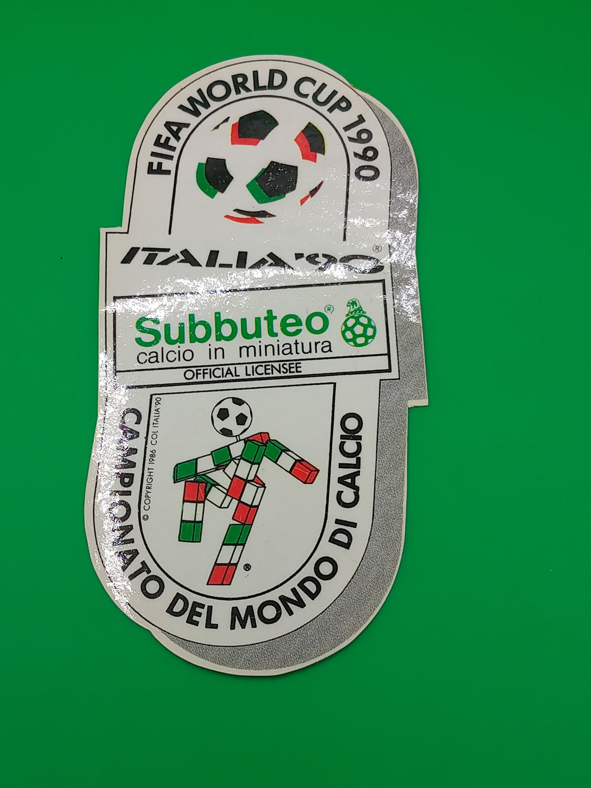 Subbuteo adesivo originale Fifa World Cup Italia '90
