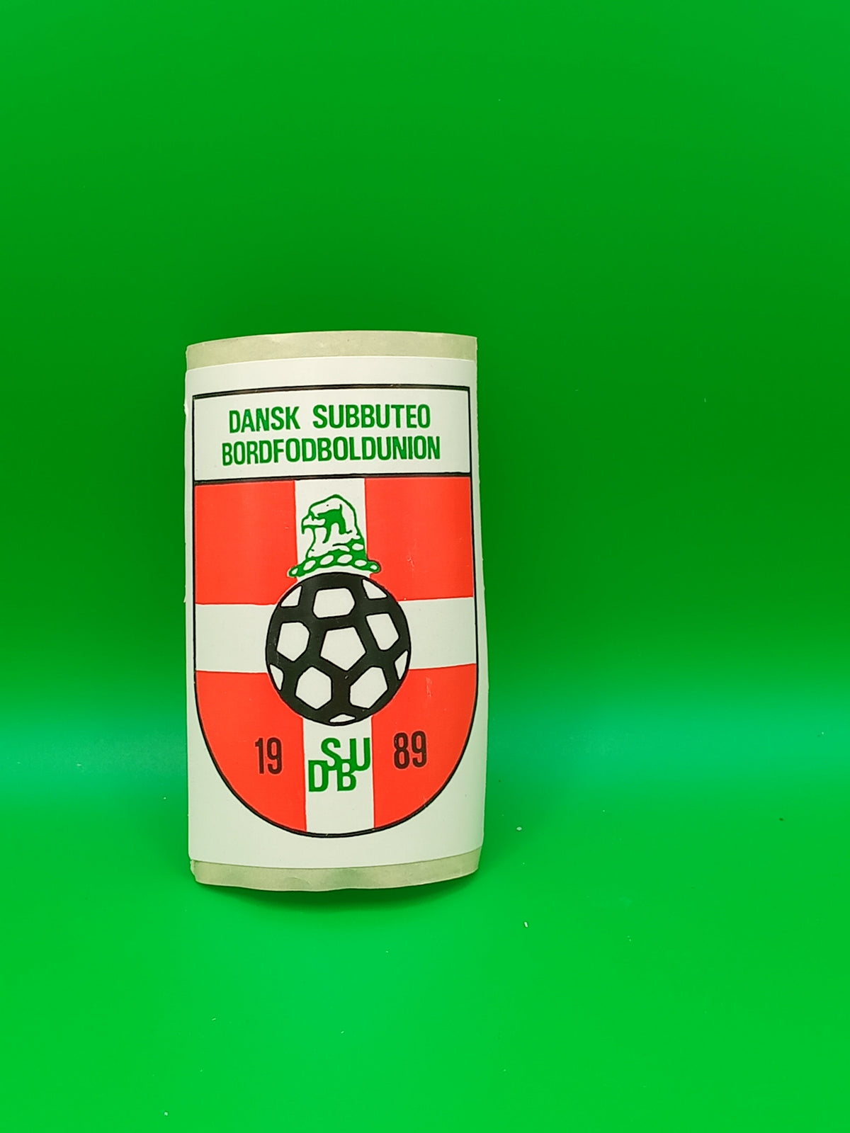 Subbuteo adesivo 'Dansk Subbuteo Bordfodboldunion 1989'