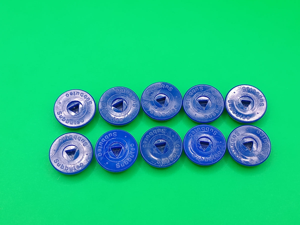 Subbuteo Hasbro kit 10 basi - colore blu