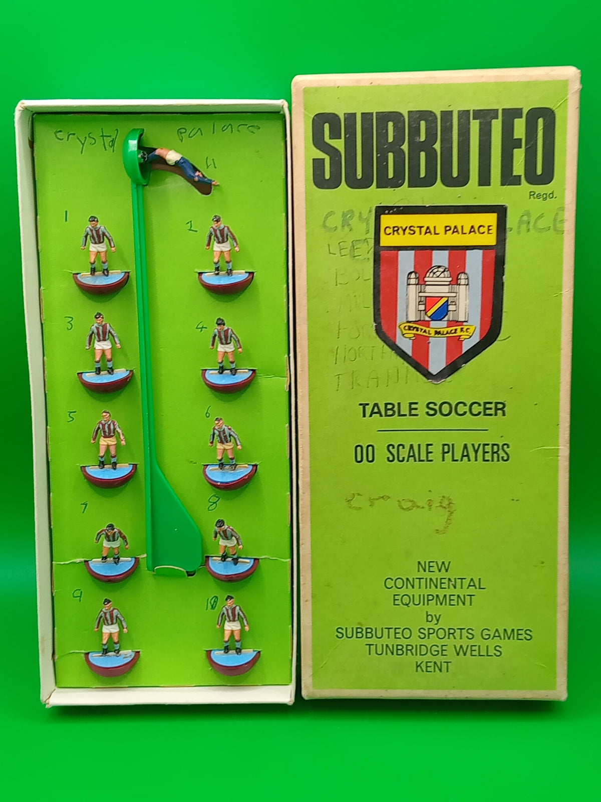 Subbuteo squadra hw Crystal Palace ref. 040