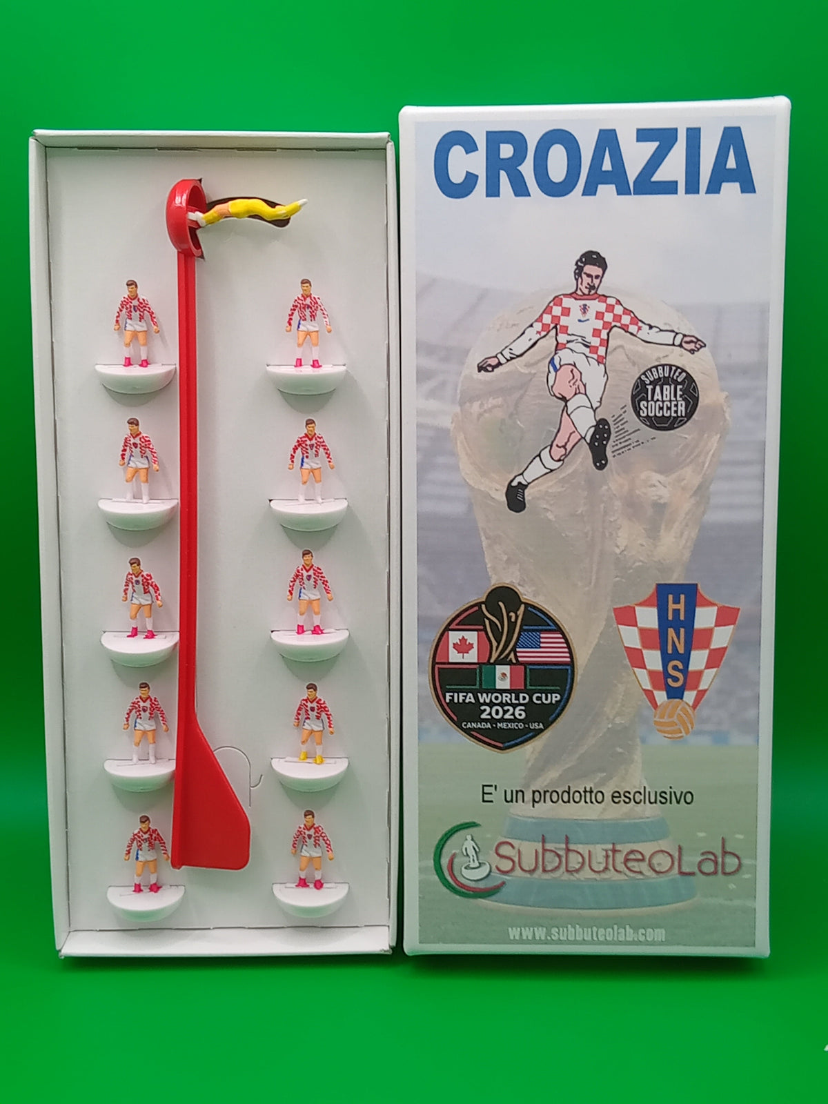 Subbuteo collana mondiali 2026 Croazia - dipinta a mano