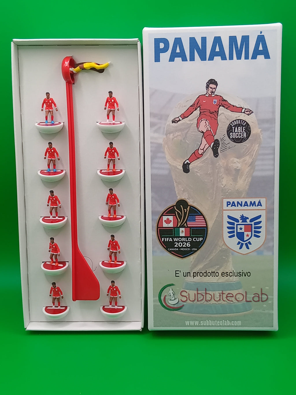 Subbuteolab collana mondiali 2026 Panama - dipinta a mano