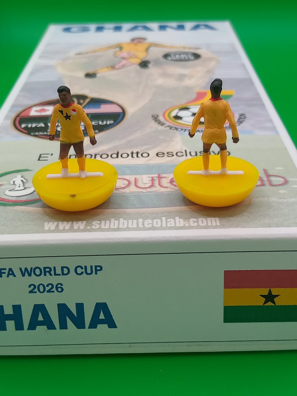 Subbuteolab collana mondiali 2026 Ghana - dipinta a mano