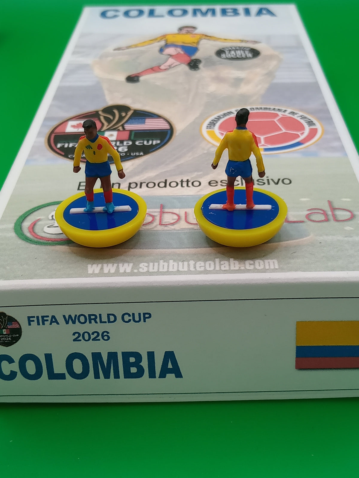 Subbuteolab collana mondiali 2026 Colombia - dipinta a mano