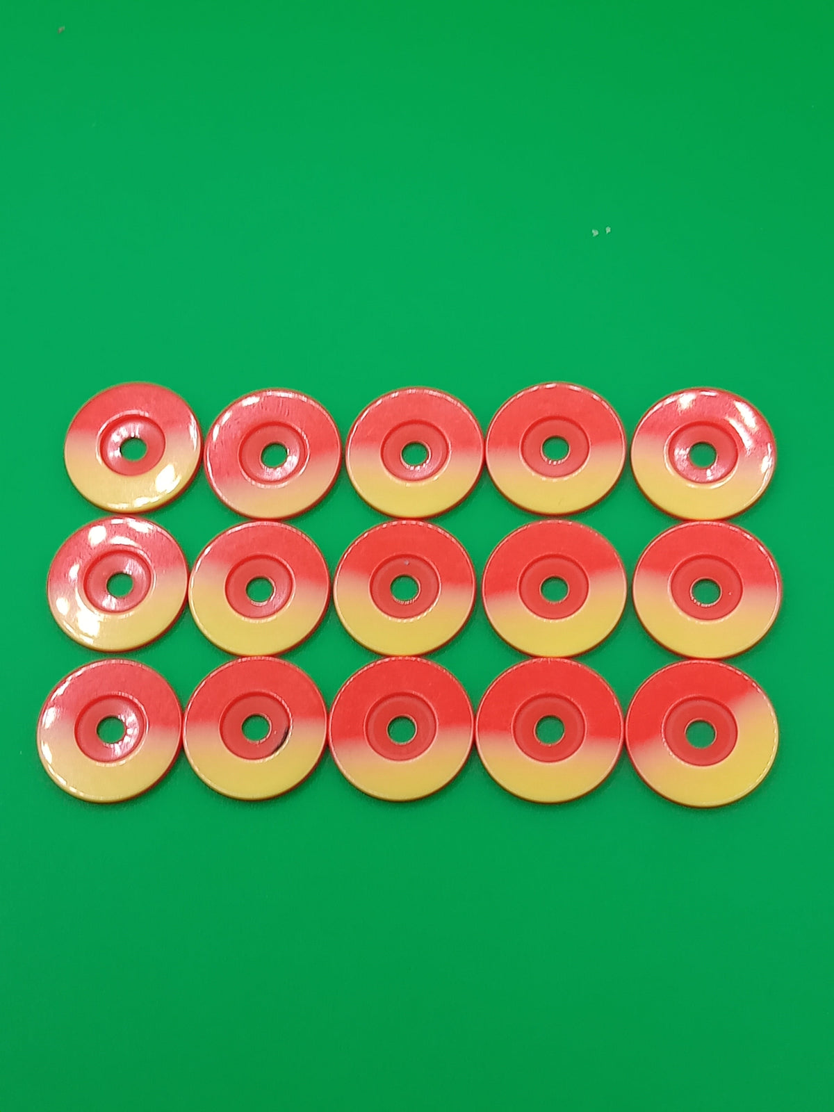 Astrobase kit da 15 dischetti bicolore - giallo/rosso