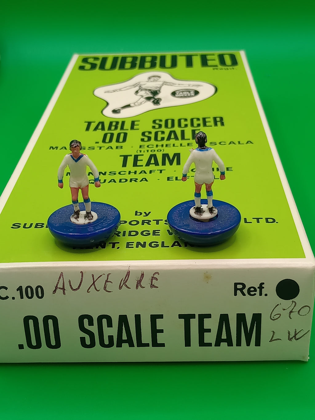 Subbuteo squadra lw Auxerre ref. 670 - basi hasbro