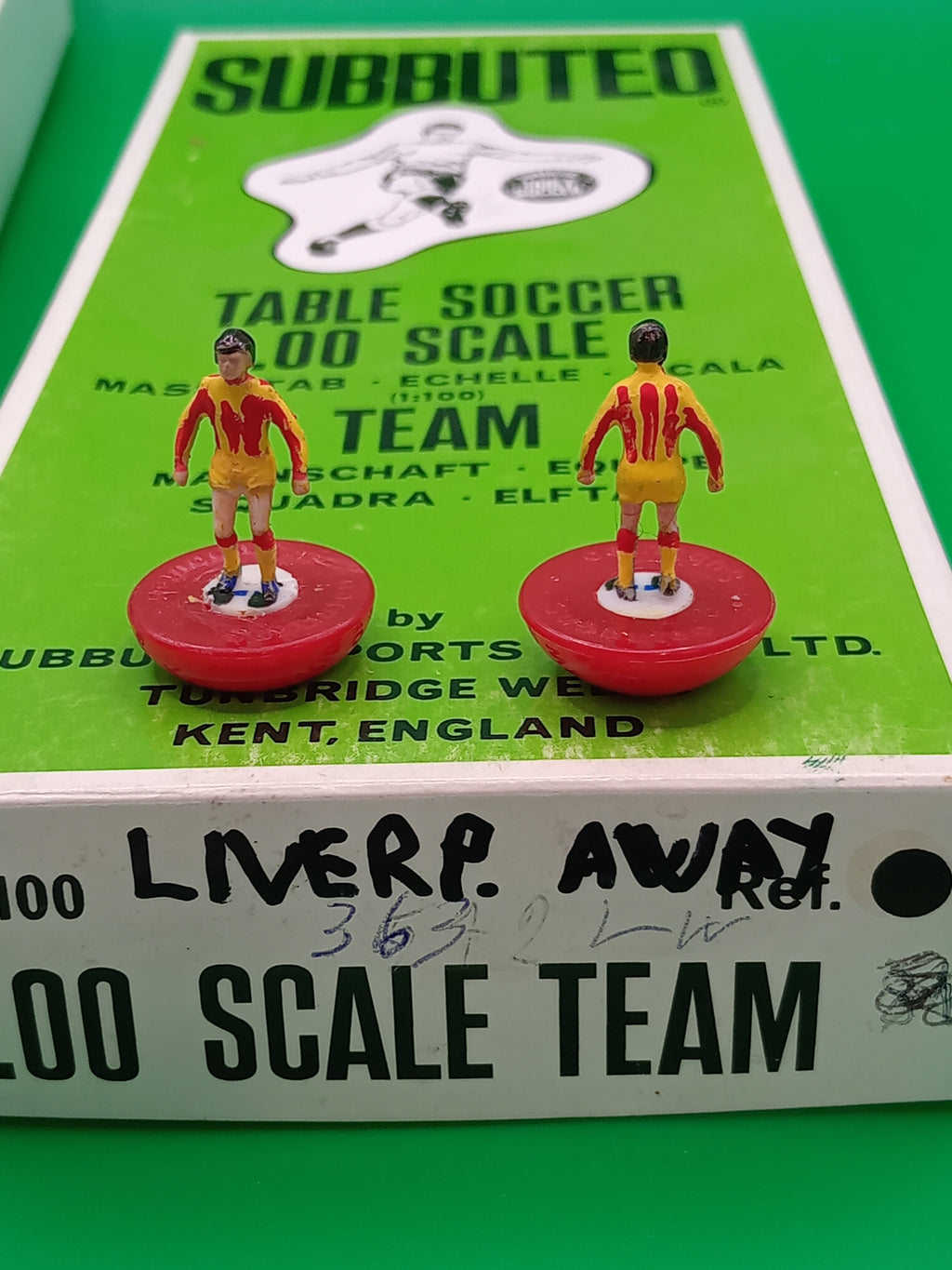 Subbuteo squadra lw Liverpool away  - ridipinta