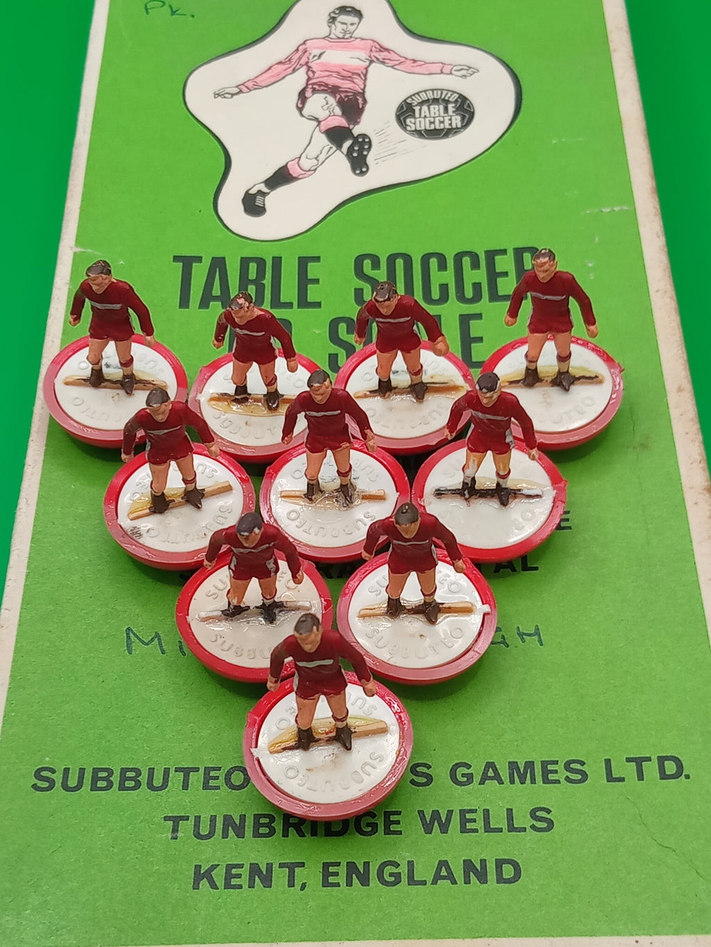 Subbuteo squadra hw Middlesbrough ref. 171
