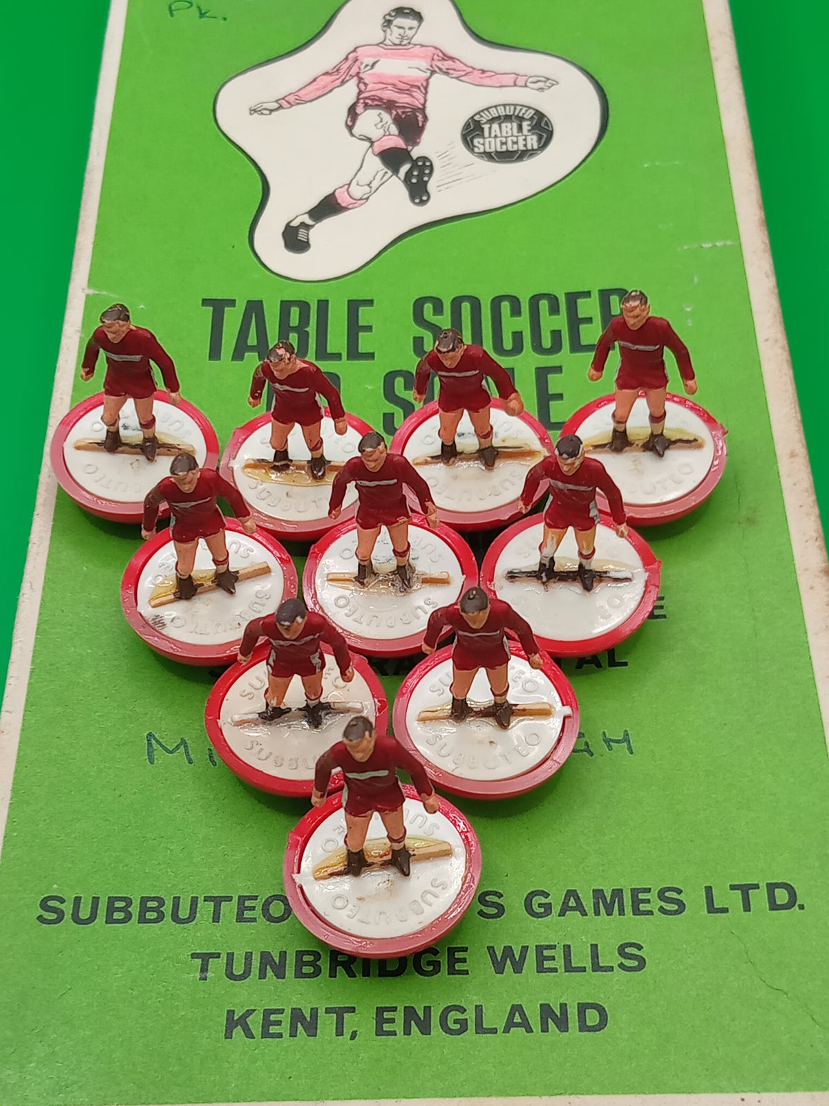 Subbuteo squadra hw Middlesbrough ref. 171