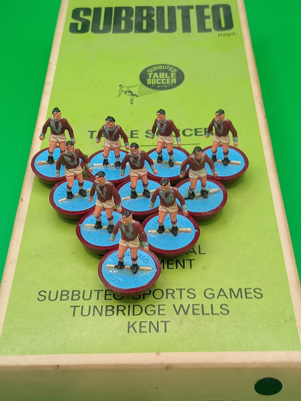 Subbuteo squadra hw Burnley ref. 170