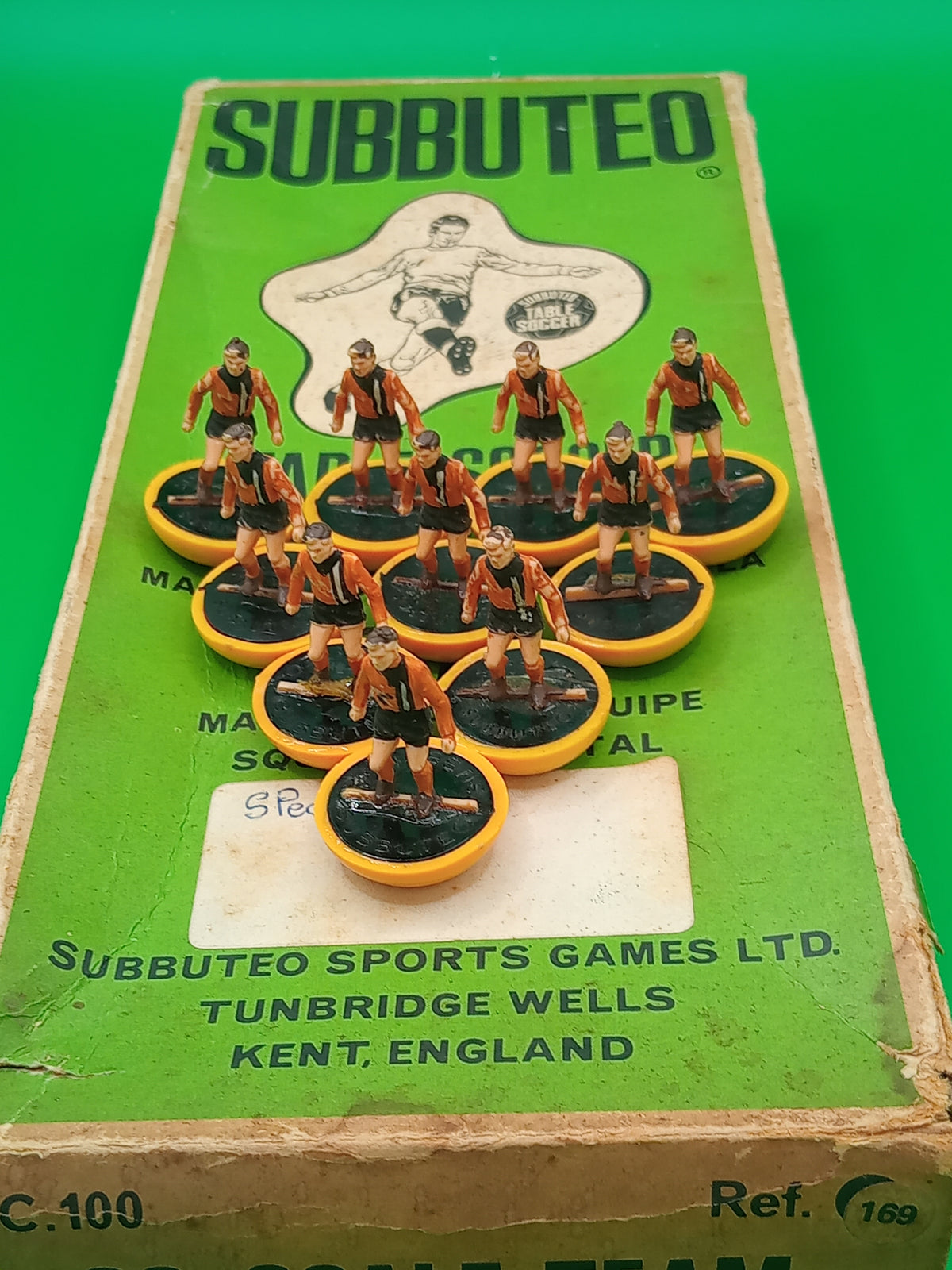 Subbuteo squadra hw Luton Town ref. 169