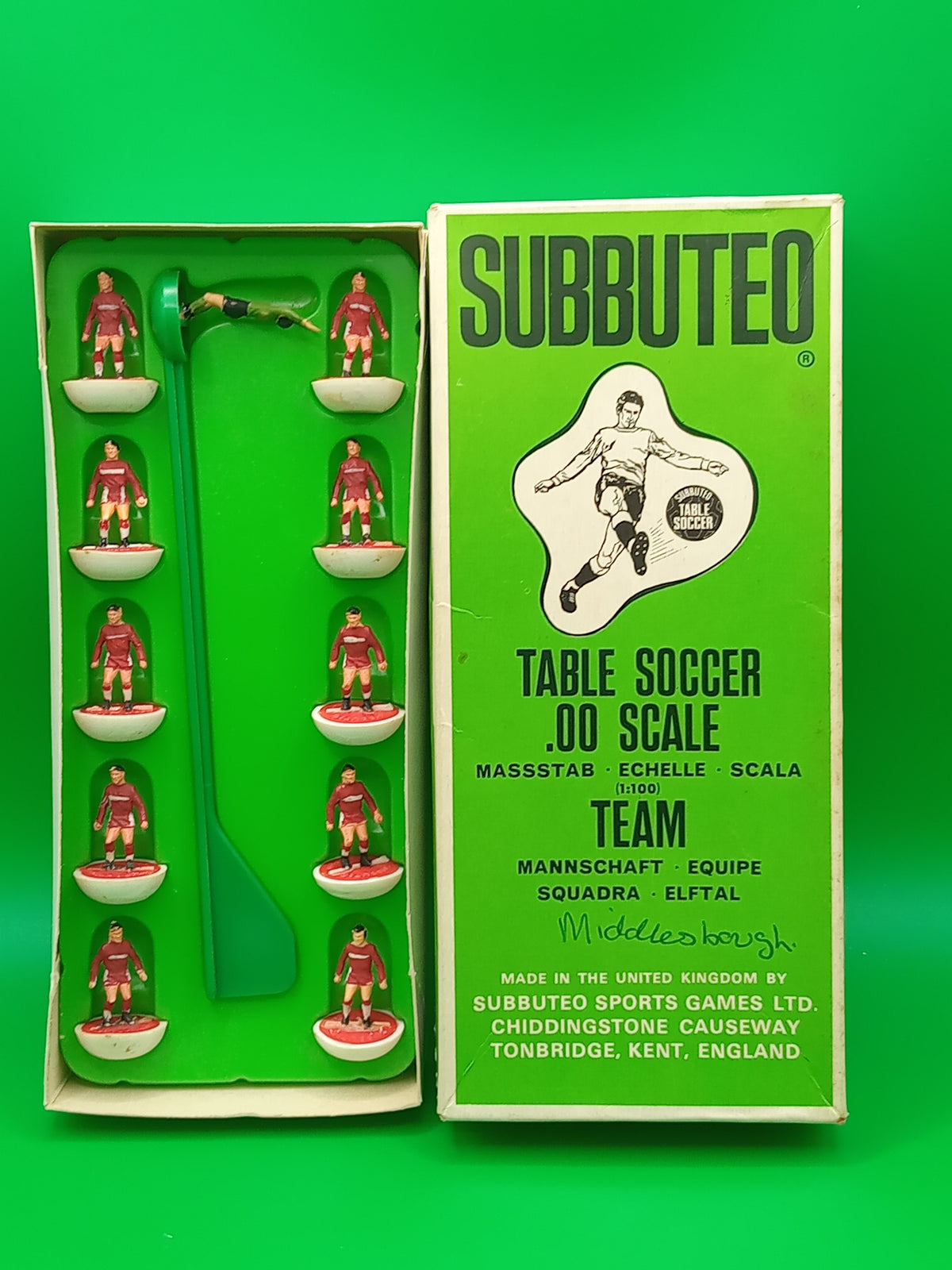 Subbuteo squadra hw Middlesbrough ref. 171