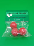 Subbuteolab blister 3 Palloni da Gara Rosso