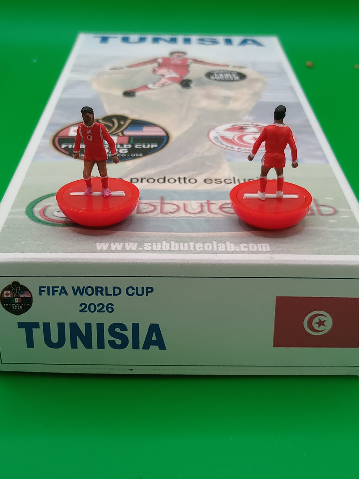 Subbuteolab collana mondiali 2026 Tunisia - dipinta a mano