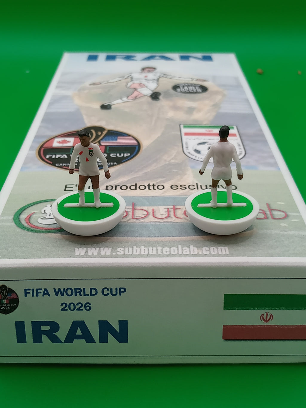Subbuteolab collana mondiali 2026 Iran - dipinta a mano