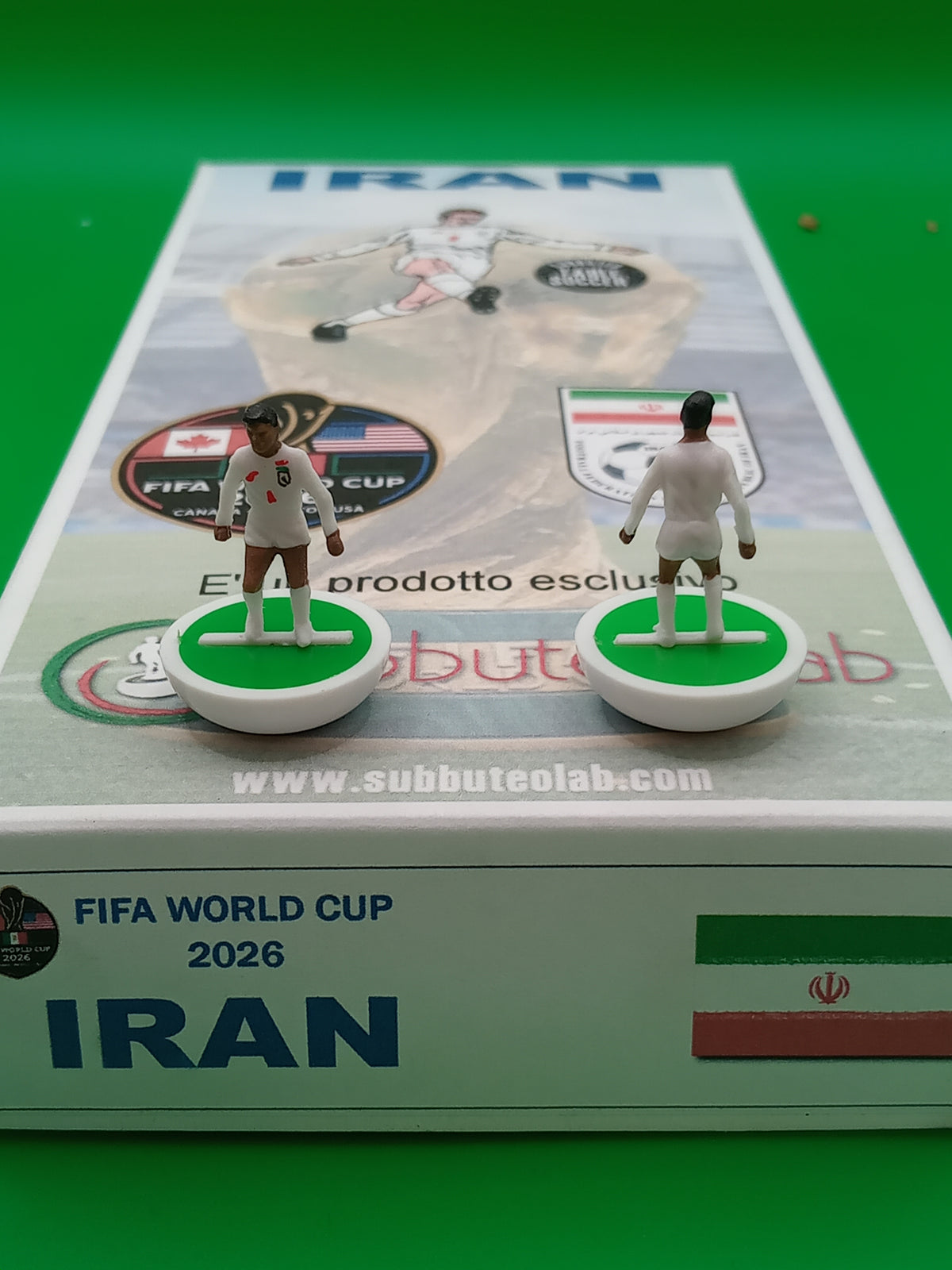 Subbuteolab collana mondiali 2026 Iran - dipinta a mano