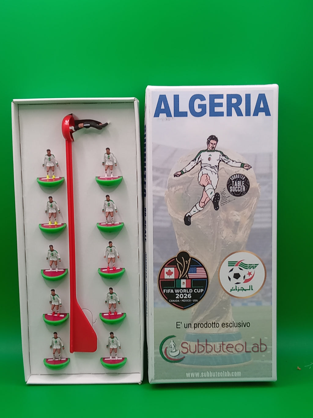 Subbuteolab collana mondiali 2026 Algeria - dipinta a mano