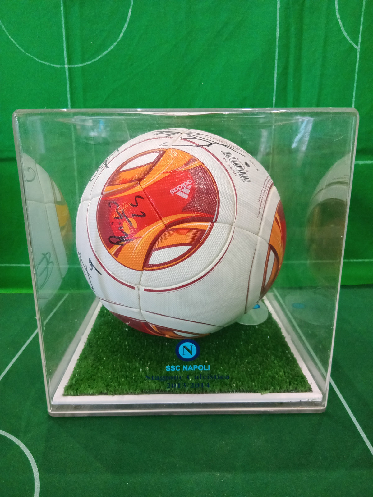 PALLONE UFFICIALE NAPOLI SSC EUROPA LEAGUE - AUTOGRAFATO