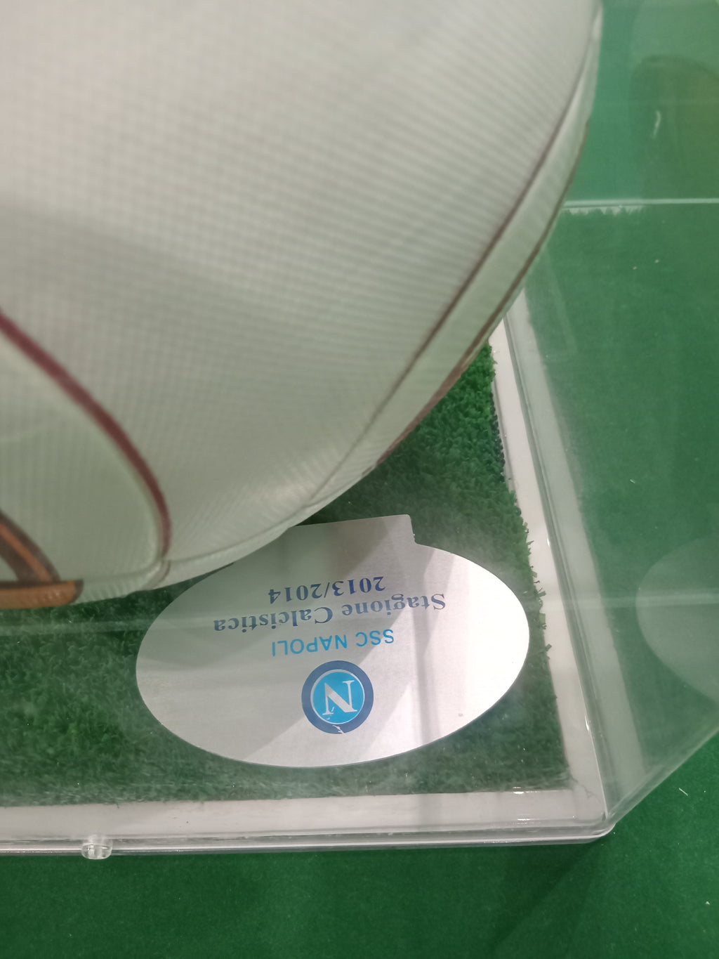 PALLONE UFFICIALE NAPOLI SSC EUROPA LEAGUE - AUTOGRAFATO