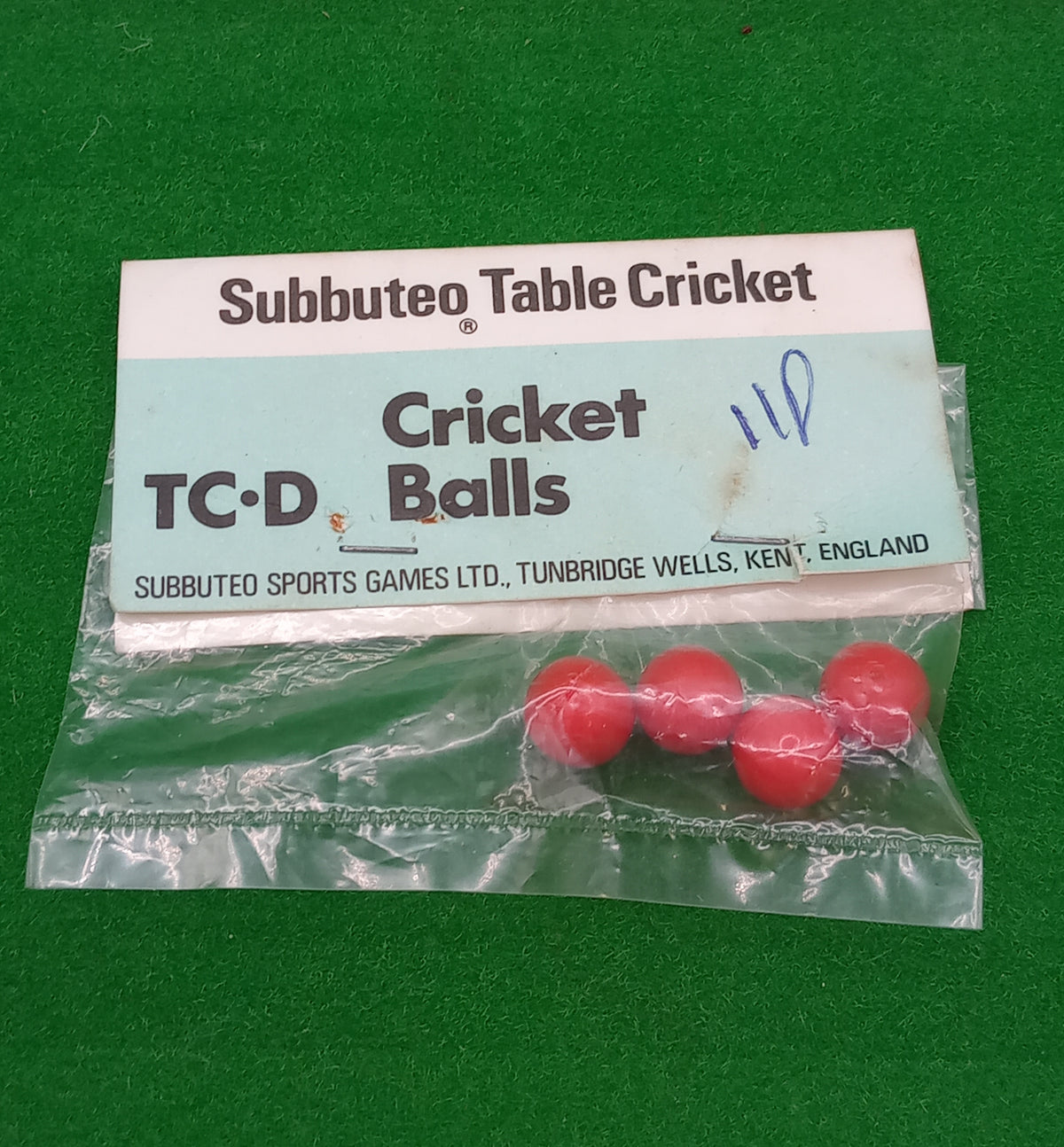 Subbuteo cricket blister TC-D Balls