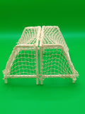 Subbuteo coppia porte standard originali - reti bianche