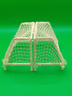 Subbuteo coppia porte standard originali - reti bianche