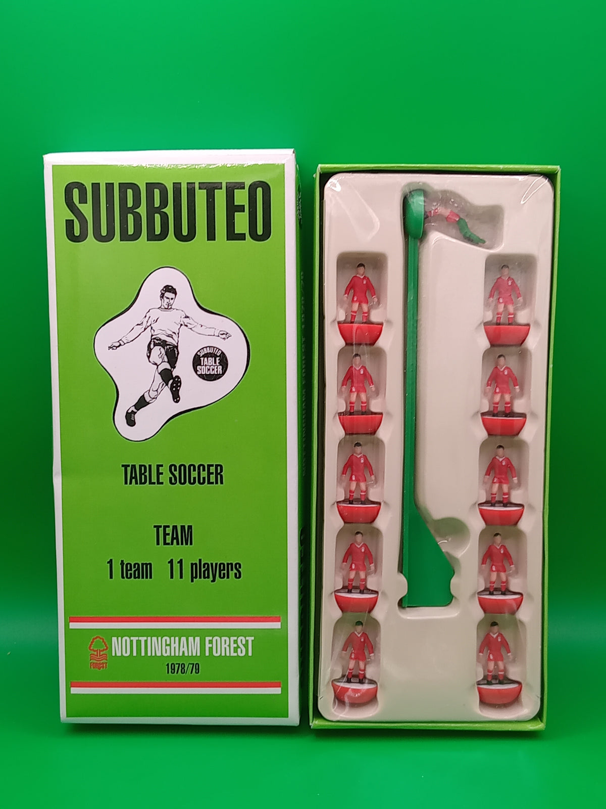 Subbuteo squadra hw 'serie leggenda vintage edition' Nottingham Forest 1978/79 - priva di libretto