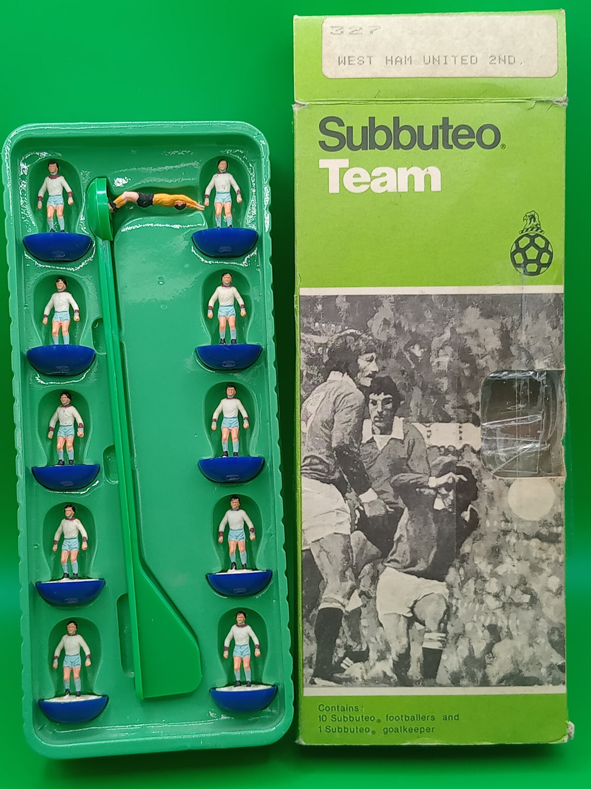 Subbuteo squadra lw West Ham Unuted 2nd hp ref. 327